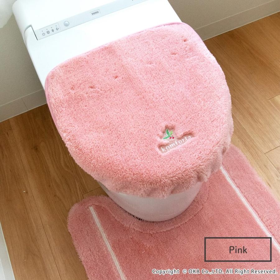 オカ トイレマットセット 2点 コムフォルタ6 約43×47cm ミニサイズ +