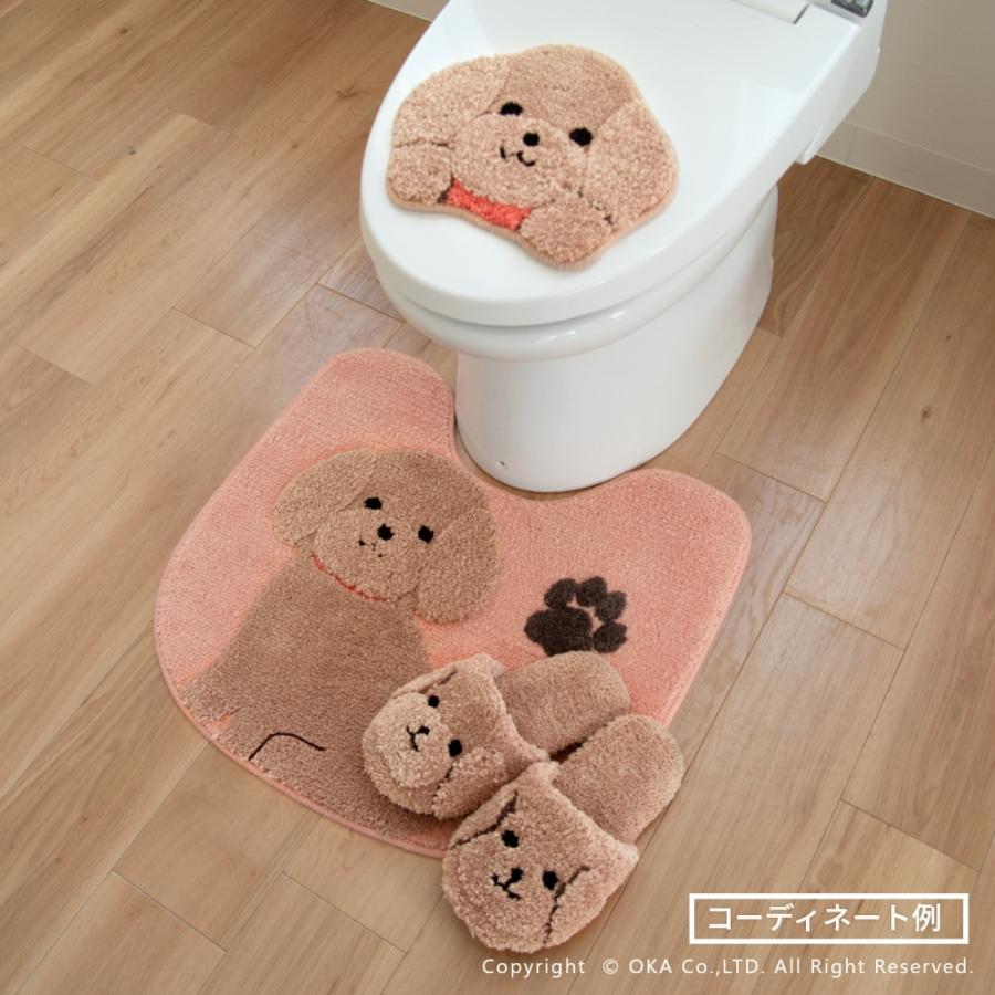オカ トイレマットセット 5点 (約55×60cm) ファンディット アニマル