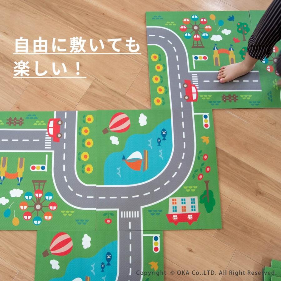 タイルマット プレイマット 道路 ジョイントマット マイロード 約45