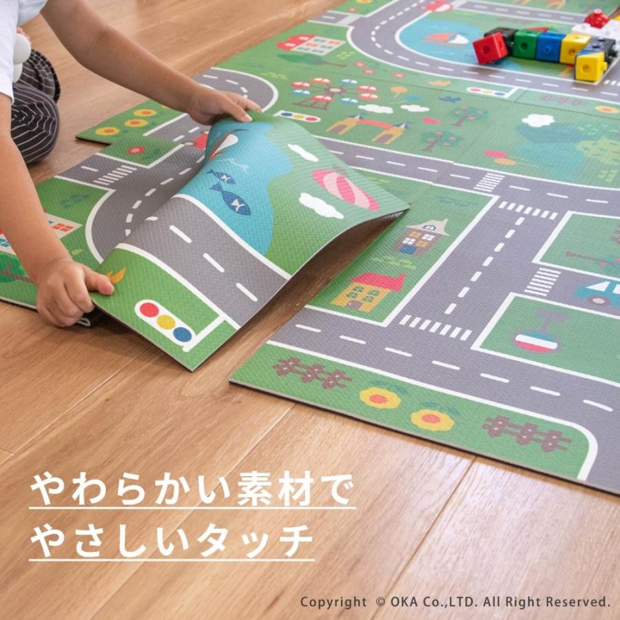 タイルマット プレイマット 道路 ジョイントマット マイロード 約45