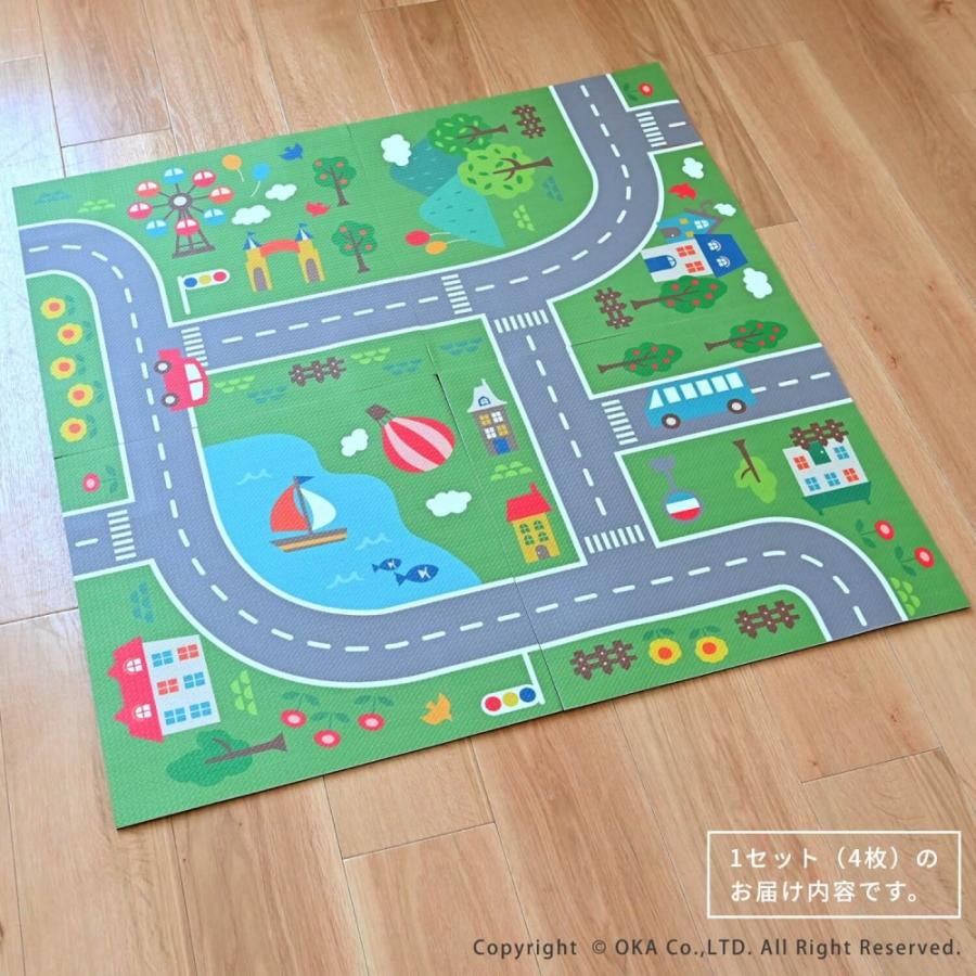 タイルマット マット プレイマット 道路 ジョイントマット マイロード