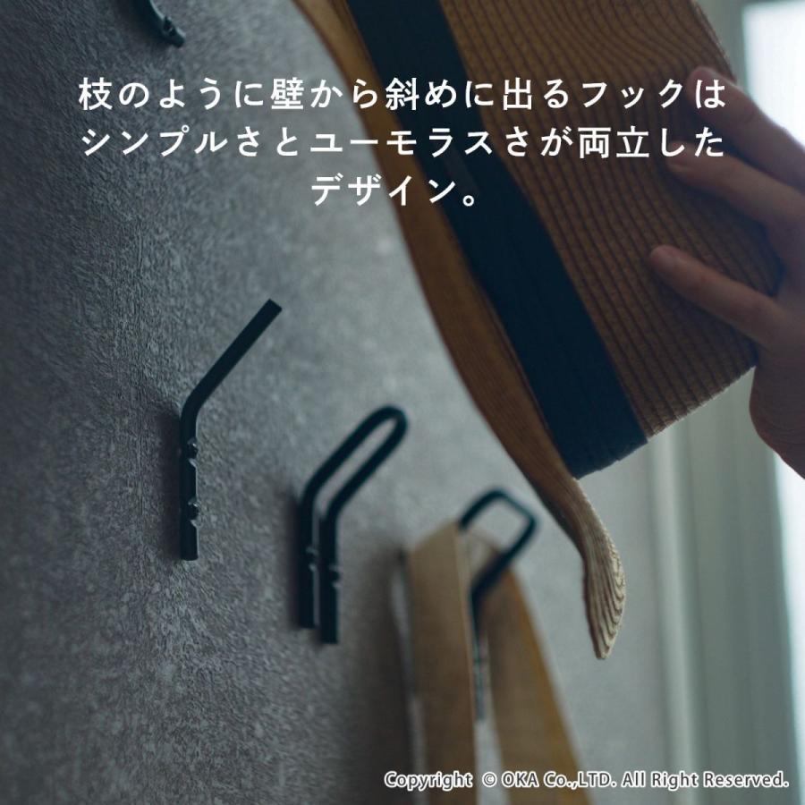 オカ フック 壁掛け アイアン Iフック おしゃれ 壁掛け 金具 アイアン