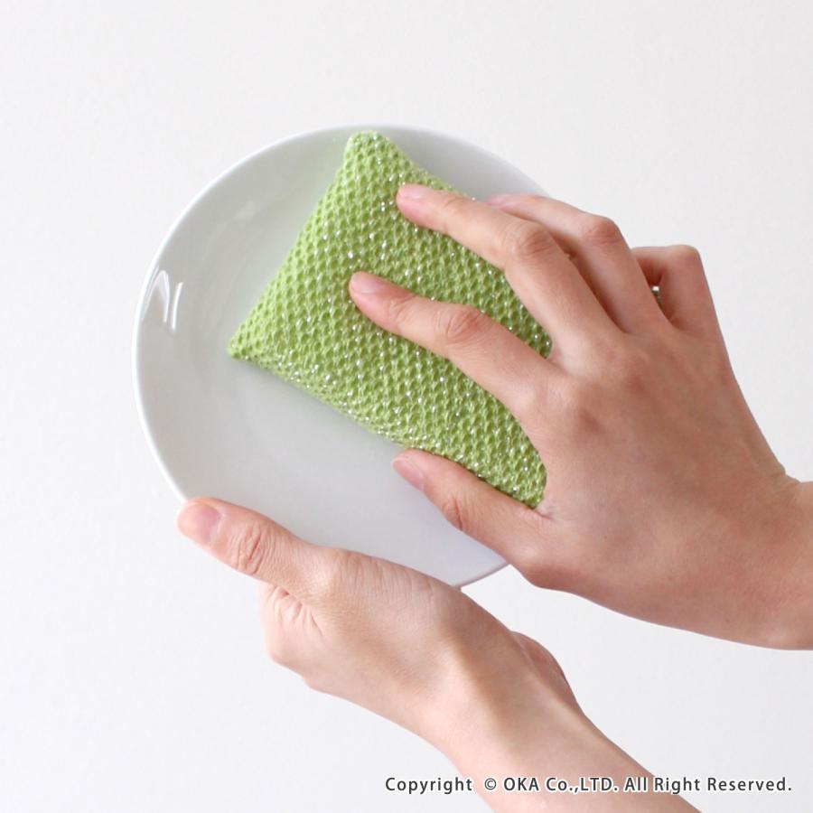 スポンジ キッチン用 洗剤入れ PLYS 除菌ニットスポンジ+キッチンディスペンサー2点セット スポンジ 台所用 食器用スポンジ 除菌 洗剤