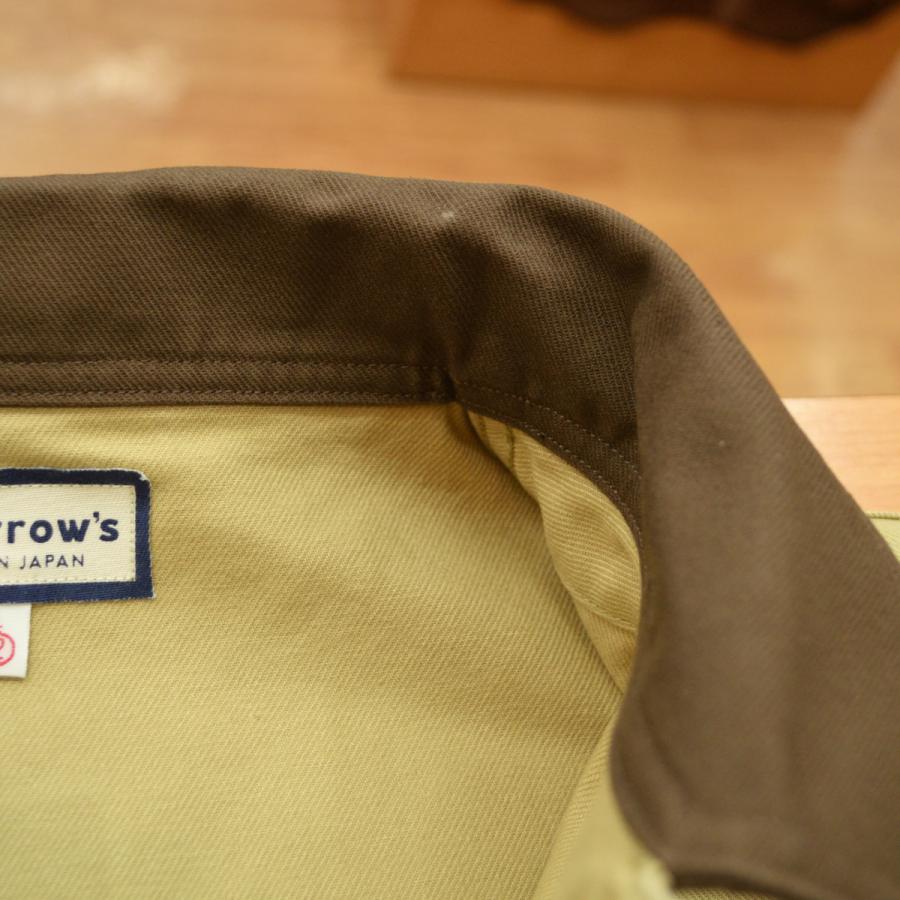 Pherrow's（フェローズ） バイカラー カバーオール ベージュ : メンズ