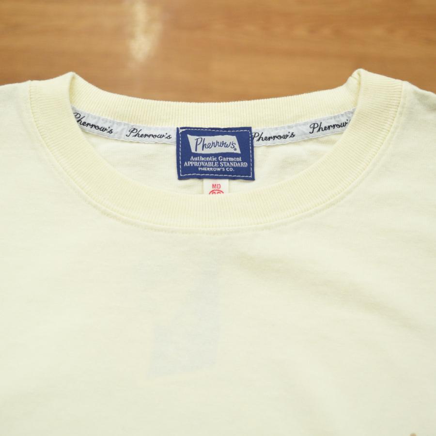 Pherrow's（フェローズ） 25S-PT17 Tシャツ S.WHITE : メンズショップ