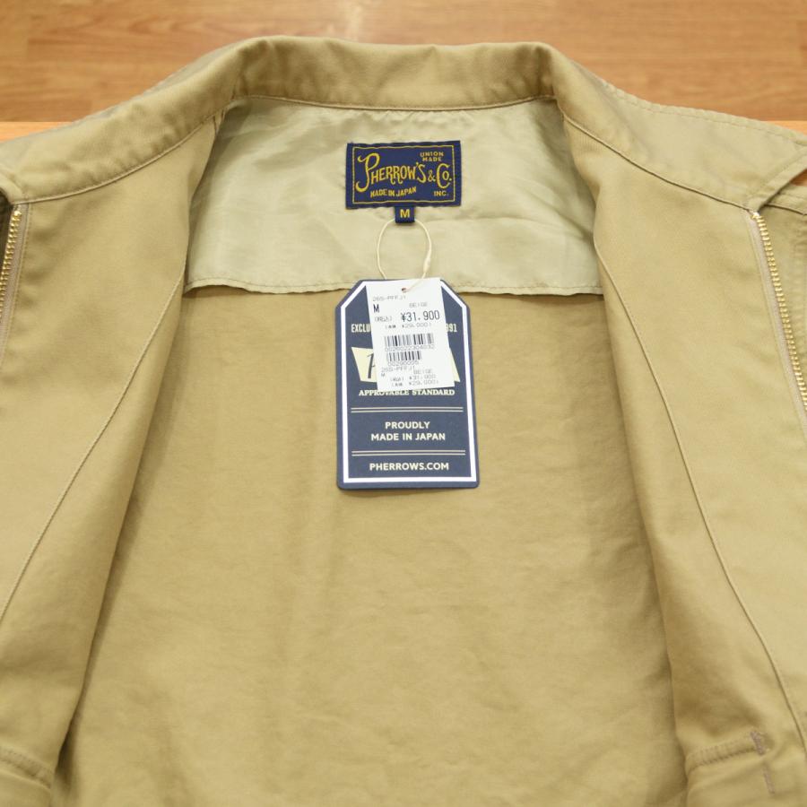 Pherrow's（フェローズ） ワークジャケット 26S-PFFJ1-P BEIGE