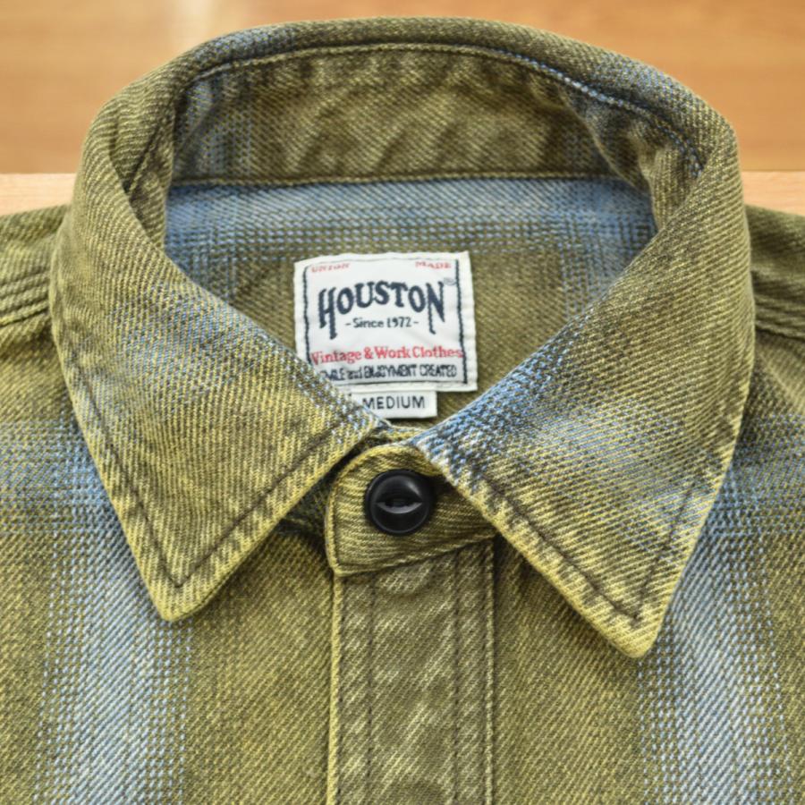 HOUSTON（ヒューストン） VINTAGE OMBRE CHECK VIYELLA SHIRT 41252 BR