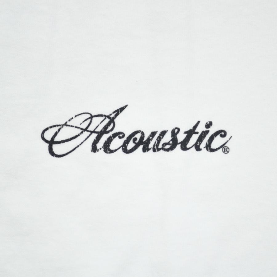 Acoustic (アコースティック) Tシャツ AC23209 WHITE｜m-s-sato｜04