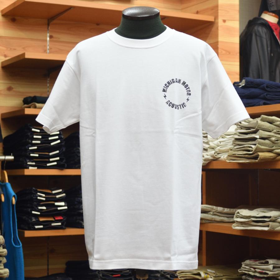 Acoustic（アコースティック） Tシャツ AC25209 WHITE : メンズ 