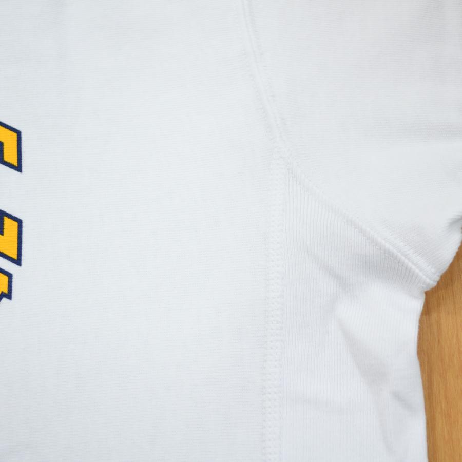 【15p新品】ホワイトドット Champion（チャンピオン） ショートスリーブTシャツ リバースウィーブ