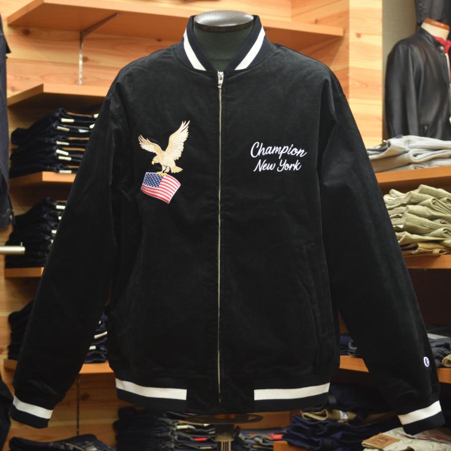 Champion（チャンピオン） ZIP JACKET C3-C608 BLACK : メンズショップ