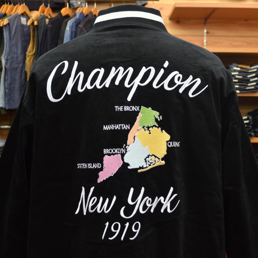 Champion（チャンピオン） ZIP JACKET C3-C608 BLACK : メンズショップ