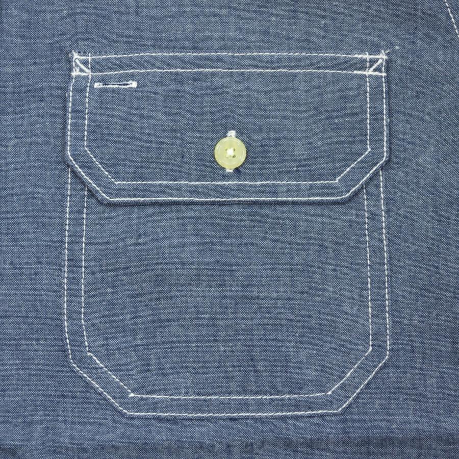 CAMCO（カムコ） CHAMBRAY L/S シャンブレー ワークシャツ B-NAVY