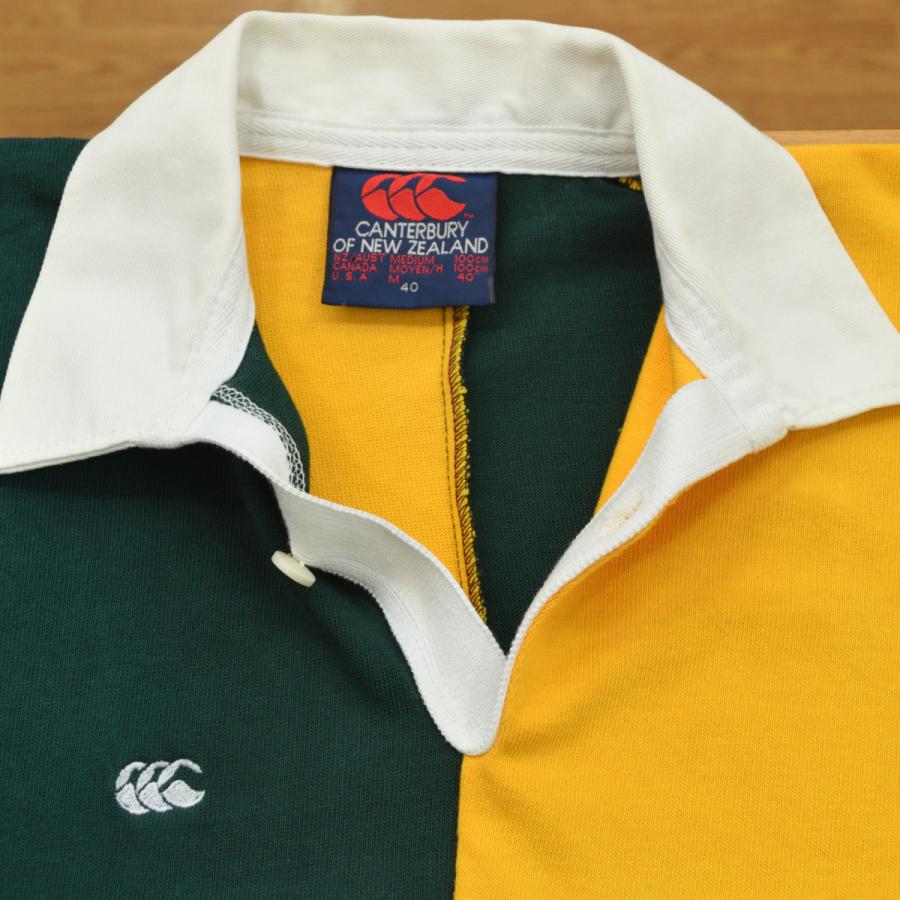 90s ビンテージ カンタベリー オーストラリア ラグビージャージ ラガーシャツ カンタベリー（Canterbury） 1990年代後半 ニュージーランド製 長袖
