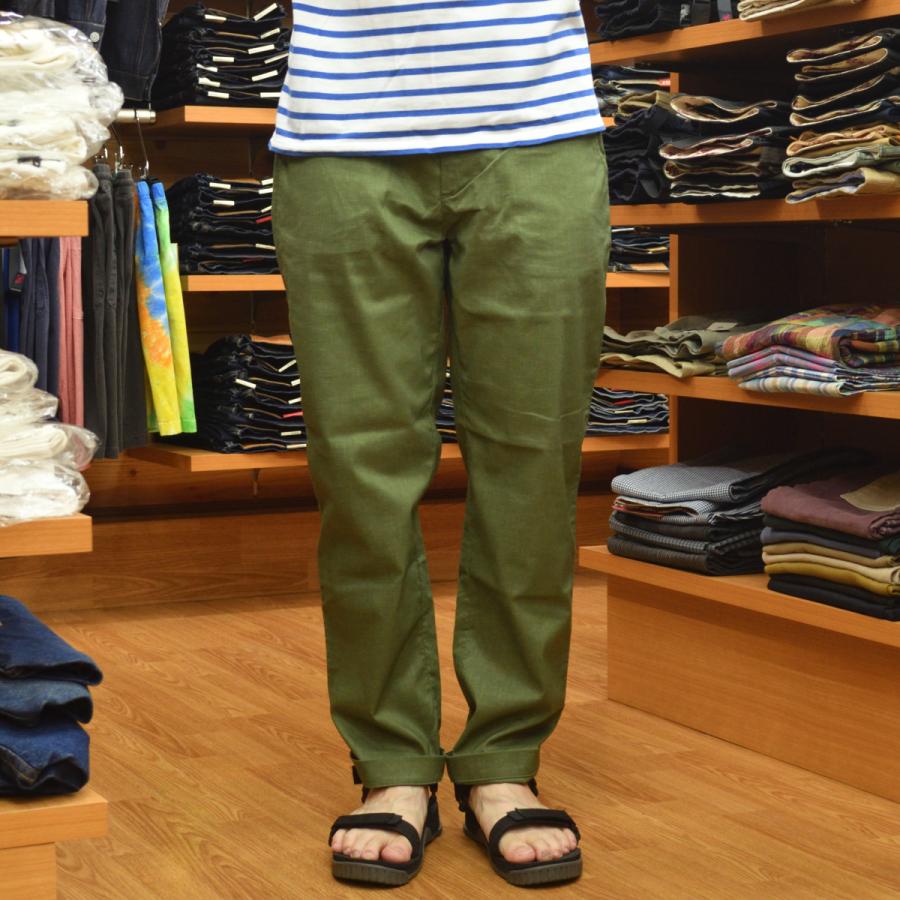 FOB FACTORY（エフオービーファクトリー） EASY PANTS F0488 オリーブ