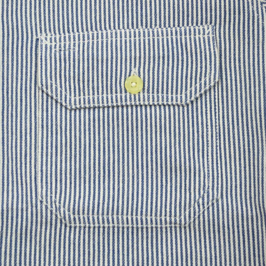 CAMCO（カムコ） HICKORY L/S ヒッコリーストライプ ワークシャツ BLUE