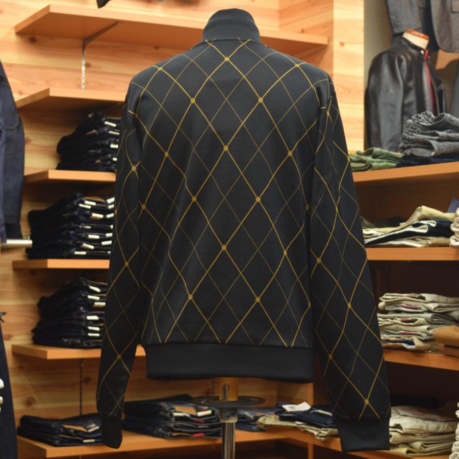 FRED PERRY（フレッドペリー） Argyle Track Jacket J2332 102 BLACK