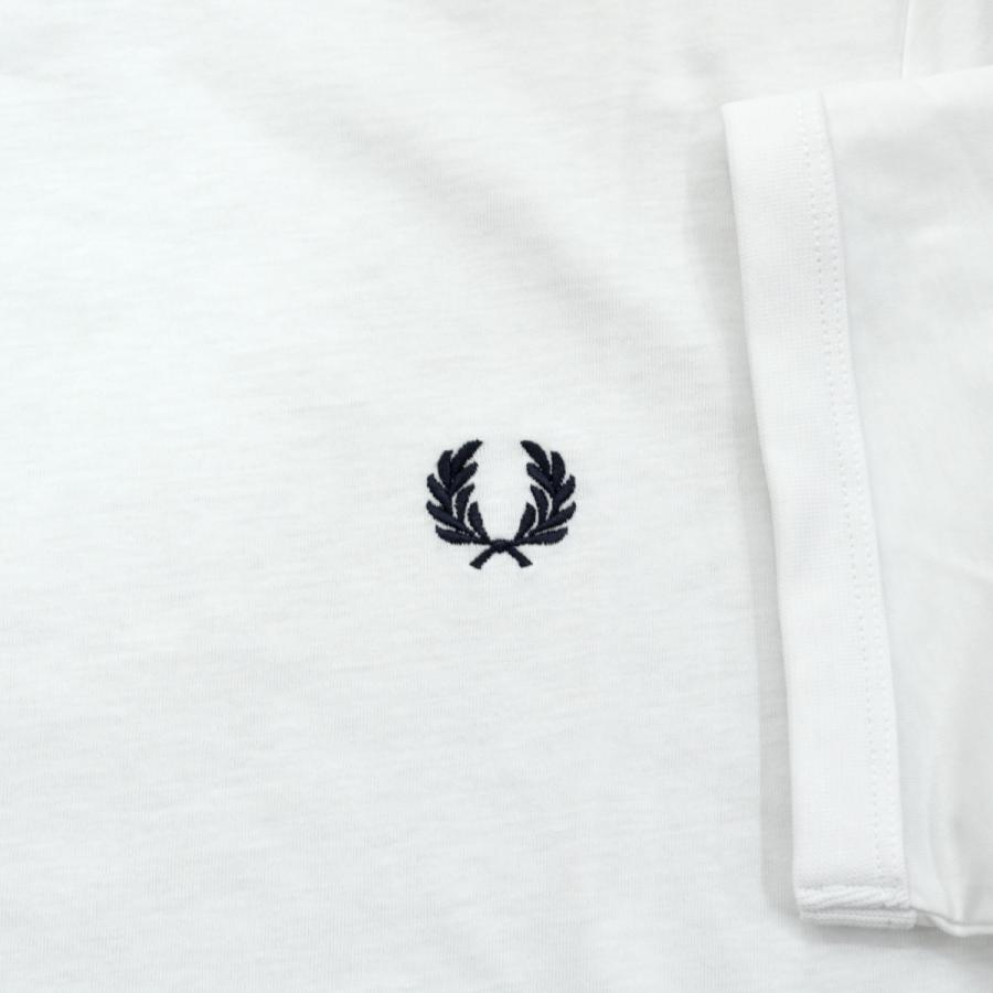 FREDPERRY (フレッドペリー) Ringer T-Shirt M3519 100 ホワイト｜m-s-sato｜04