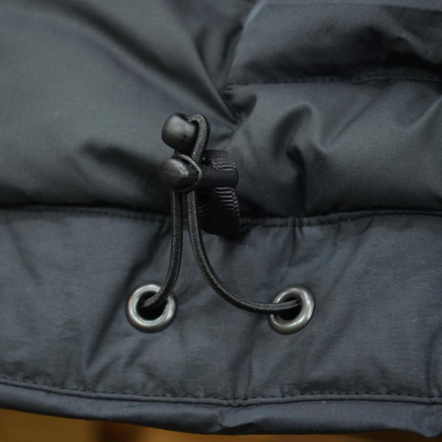 NANGA×MANUAL ALPHABET (ナンガ×マニュアルアルファベット) BOROUGH MID DOWN JACKET STEALTH BLACKの画像