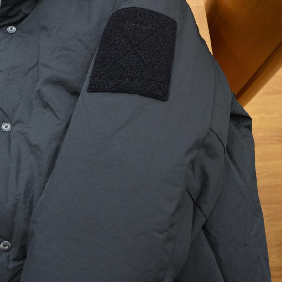 NANGA×MANUAL ALPHABET (ナンガ×マニュアルアルファベット) BOROUGH MID DOWN JACKET STEALTH BLACKの画像