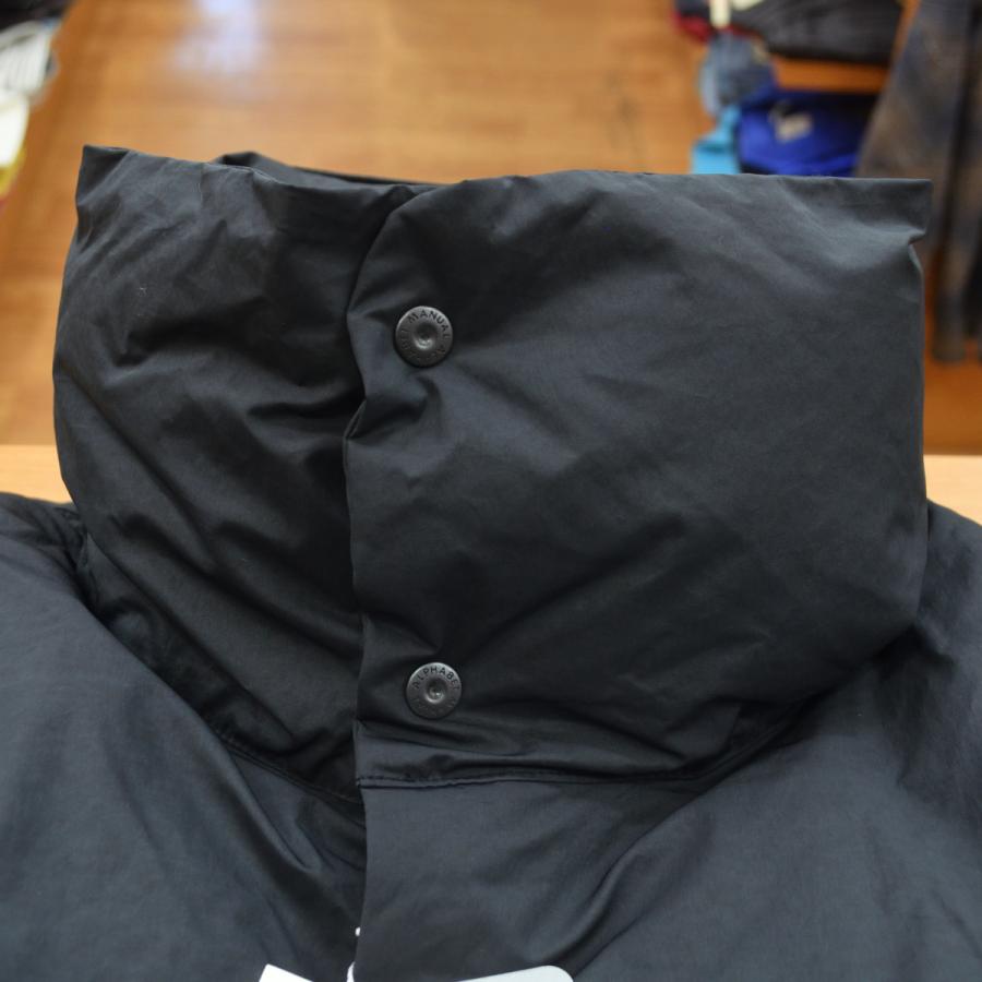 NANGA×MANUAL ALPHABET (ナンガ×マニュアルアルファベット) BOROUGH MID DOWN JACKET STEALTH BLACKの画像
