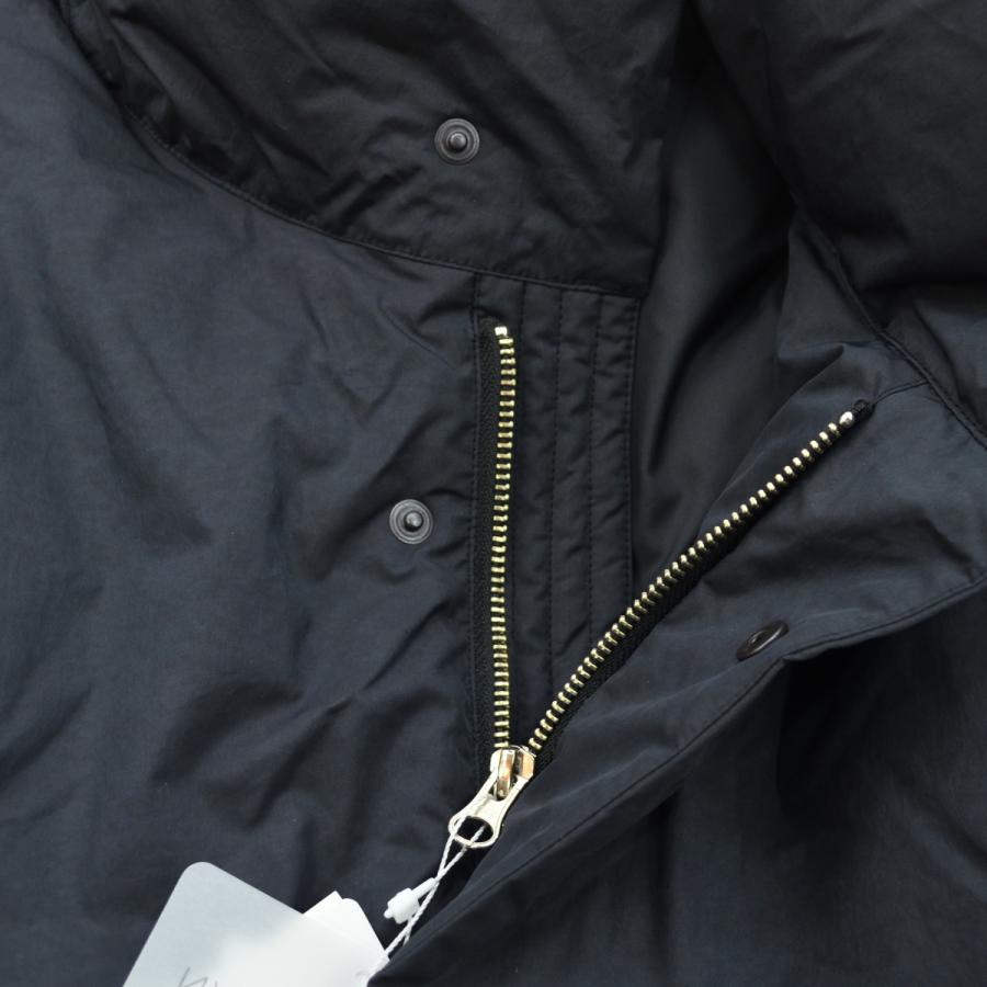 NANGA×MANUAL ALPHABET (ナンガ×マニュアルアルファベット) BOROUGH MID DOWN JACKET STEALTH BLACKの画像