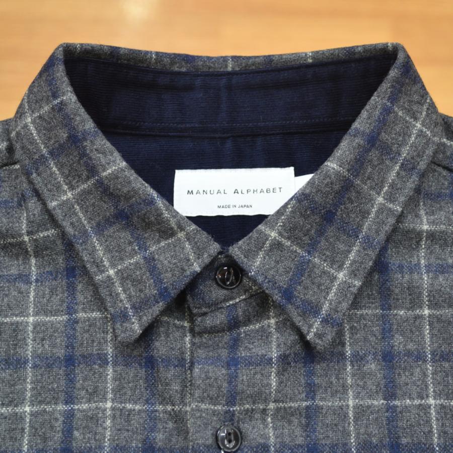 MANUAL ALPHABET（マニュアルアルファベット） WOOL LOOSE FIT R/C