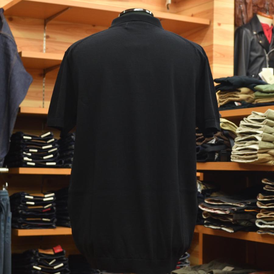 美品　MOONCASTLE ムーンキャッスル ICE POLO ポロシャツL 黒 MOONCASTLE (ムーンキャッスル) MC20(旧品番) ICE COTTON POLO