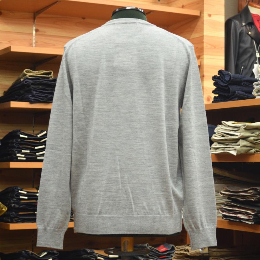 MOONCASTLE（ムーンキャッスル） WOOL CREWNECK MC2 ライトグレー
