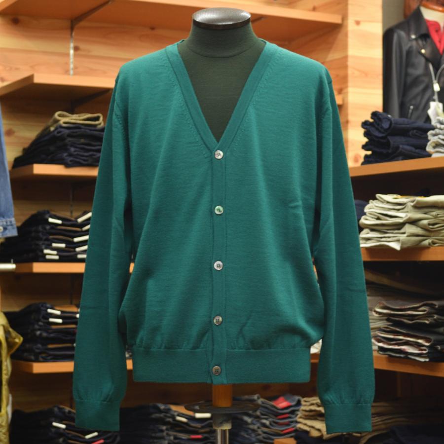 MOONCASTLE（ムーンキャッスル） WOOL CARDIGAN MC4 グラスグリーン 