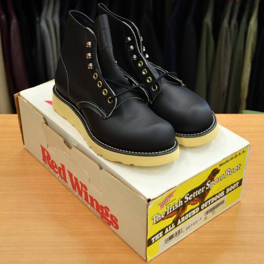 REDWING (レッドウィング) 1997〜99年製 8165 5D Classic Work/6 inch Round-toe (ブラック