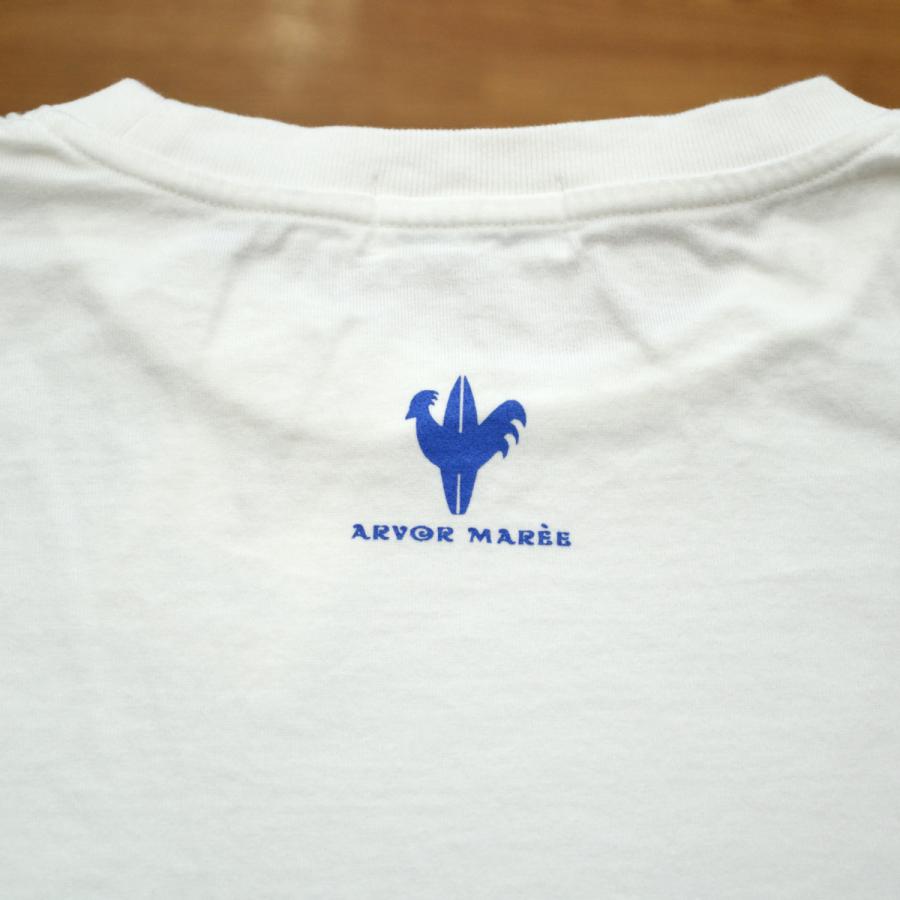 Arvor Maree（アルボーマレー） プリントTシャツ ホワイト : メンズ 