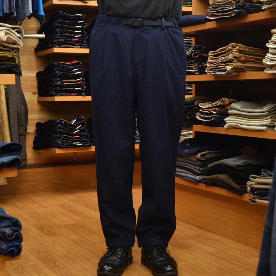 Gramicci (グラミチ) WOOL BLEND TUCK TAPERED PANTS (ウールブレンド