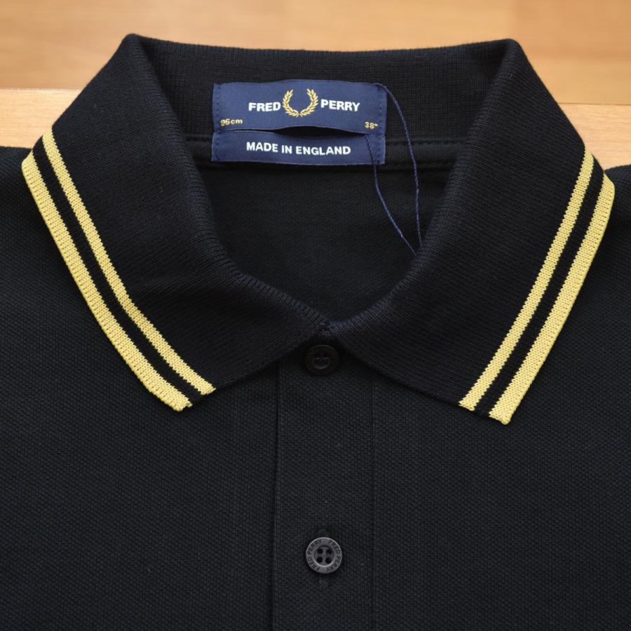 FRED PERRY（フレッドペリー） 英国製 ティップラインポロシャツ M12