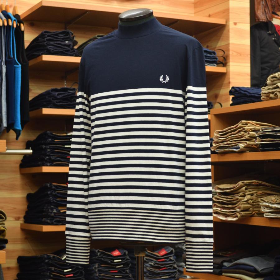 FRED PERRY（フレッドペリー） Reissues Brenton Stripe Turtleneck