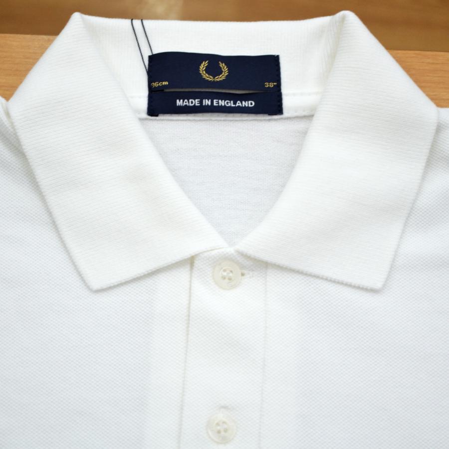 フレッドペリー ポロシャツ ホワイト イングランド製 FRED PERRY ポロシャツ ポロ The Fred Perry Shirt - M3