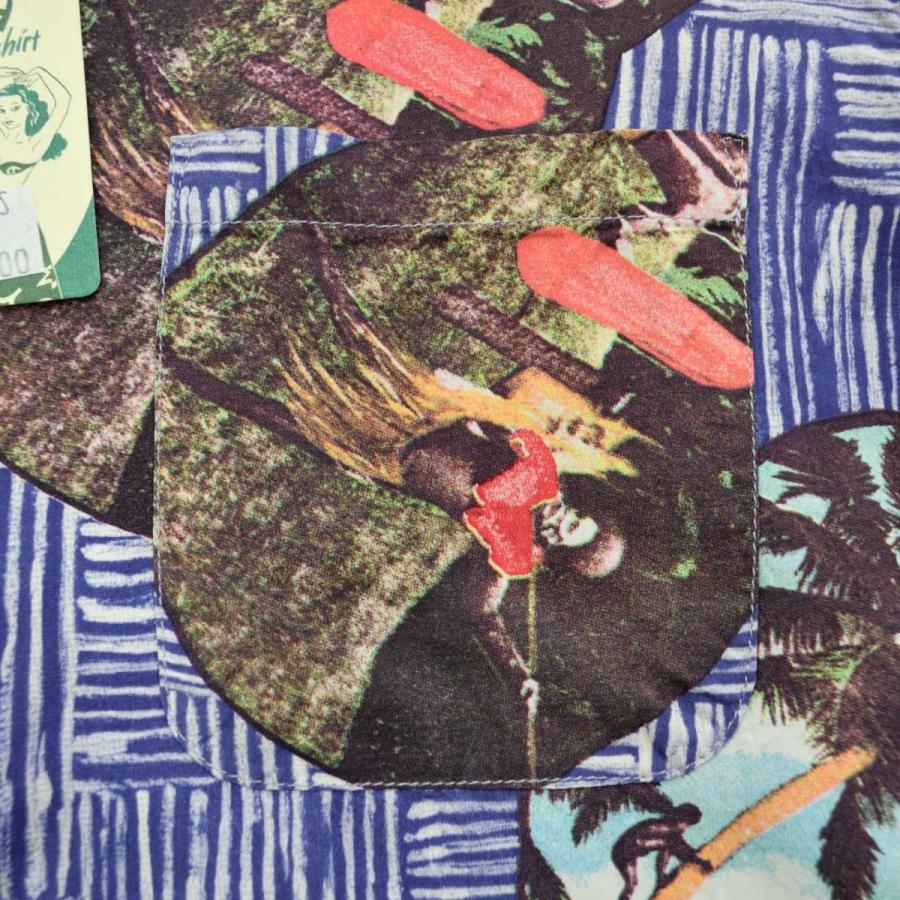 SUN SURF (サンサーフ) 1998年 M32192 GRASS MAT POSTCARD ネイビー