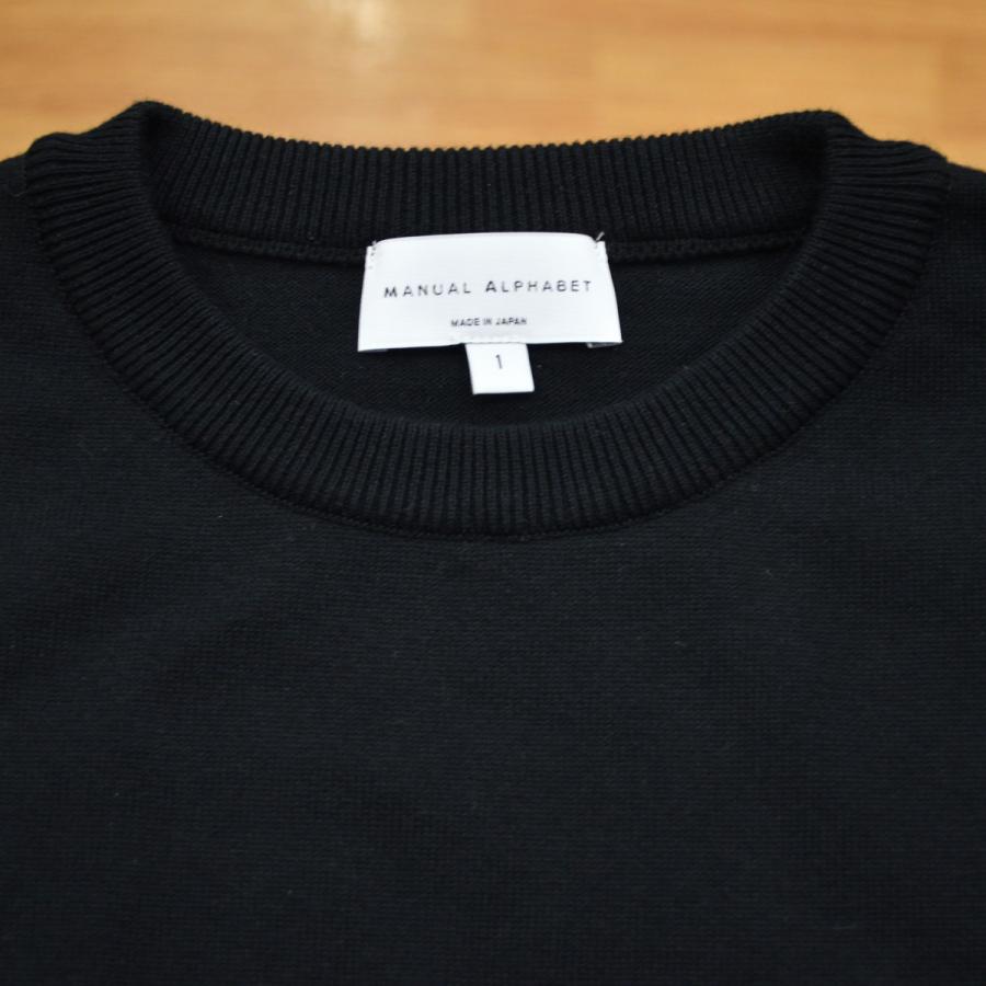 MANUAL ALPHABET（マニュアルアルファベット） ALL TIME KNIT CREW