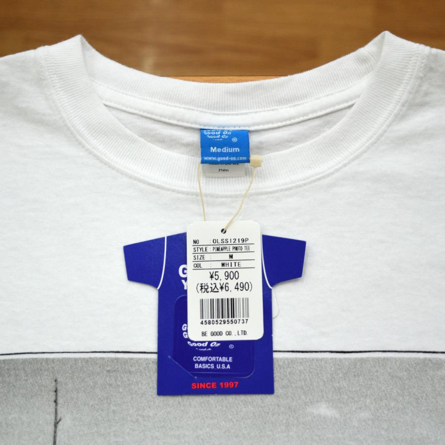 GOOD ON Good On (グッドオン) PINEAPPLE PHOTO Tシャツ WHITE