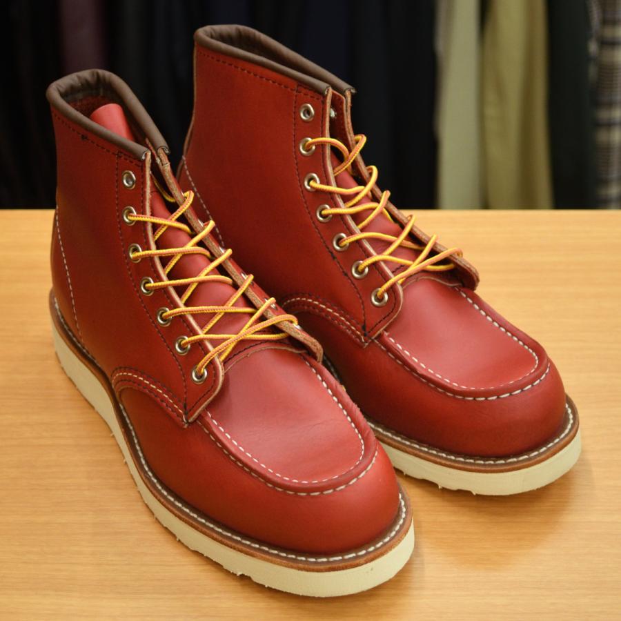 正規取扱店 Red Wing レッドウィング レッドウイング 8875 Sole ラセット MOC 6inch CLASSIC TOE