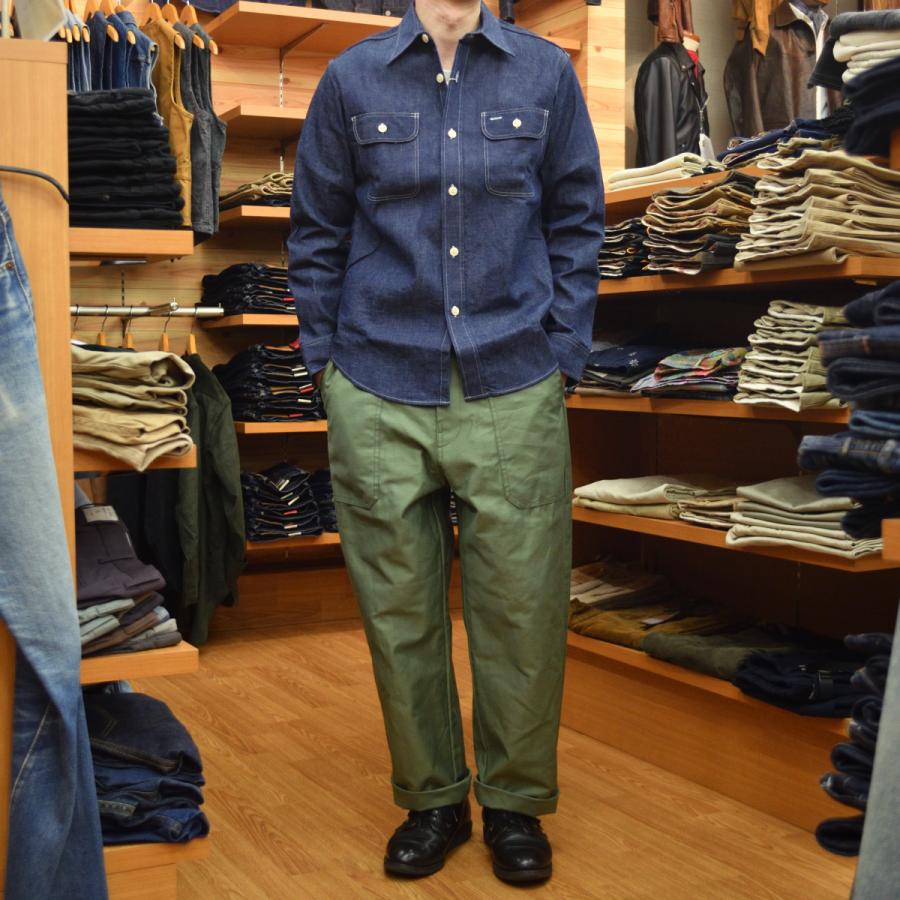 SUGAR CANE (シュガーケーン) デニムワークシャツ SC27852 ワン