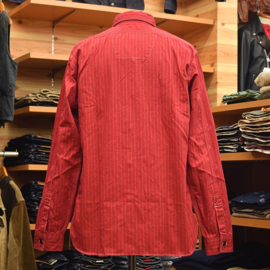SUGAR CANE (シュガーケーン) 8.5oz レッドウォバッシュストライプ