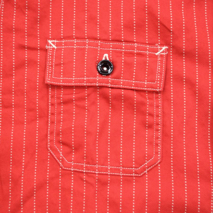 SUGAR CANE (シュガーケーン) 8.5oz レッドウォバッシュストライプ