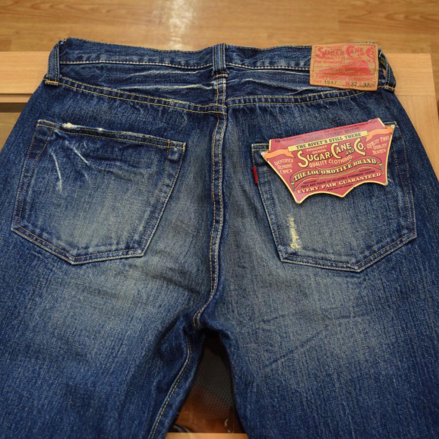 【限定再出品　美品】シュガーケーン　メンズジーンズ　1947 W36L34 SUGAR CANE(シュガーケーン)「14oz. DENIM 1955Z」ストレート