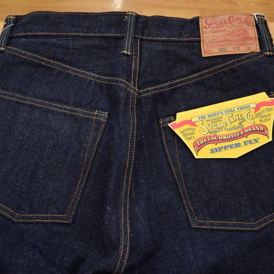 SUGAR CANE (シュガーケーン) 14oz DENIM 1955Z MODEL SC42955A ワンウォッシュ｜m-s-sato｜09