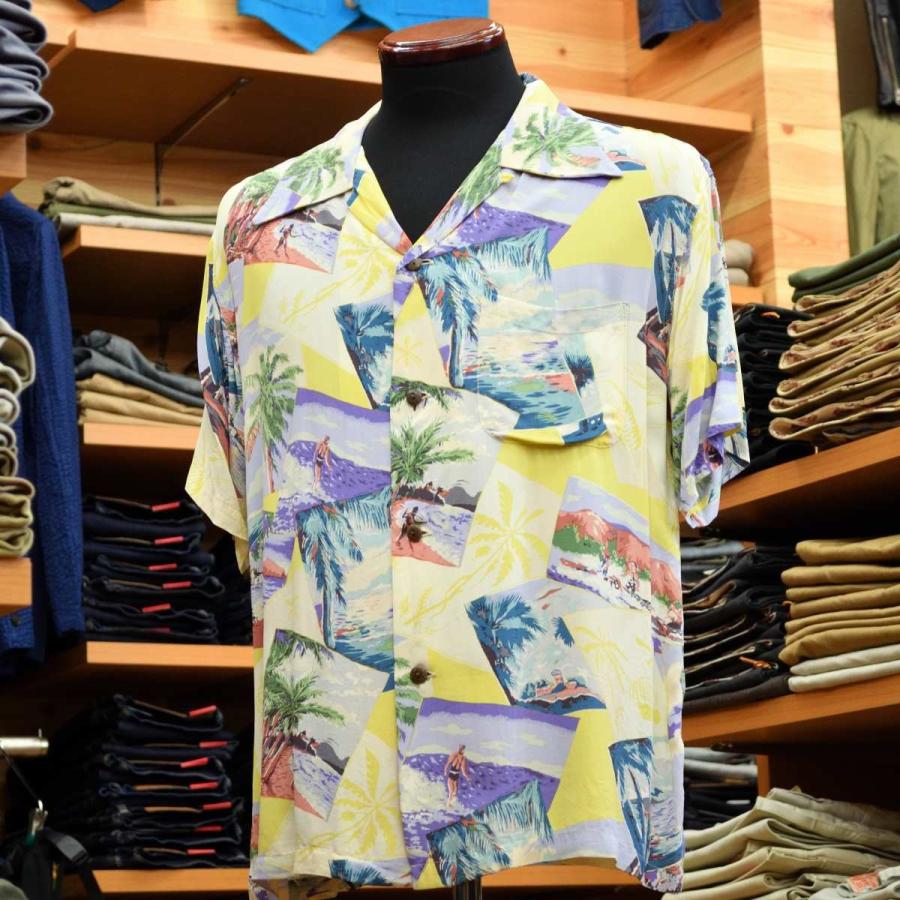 SUN SURF (サンサーフ) 2002年 SS30472 POST CARD イエロー : メンズ  