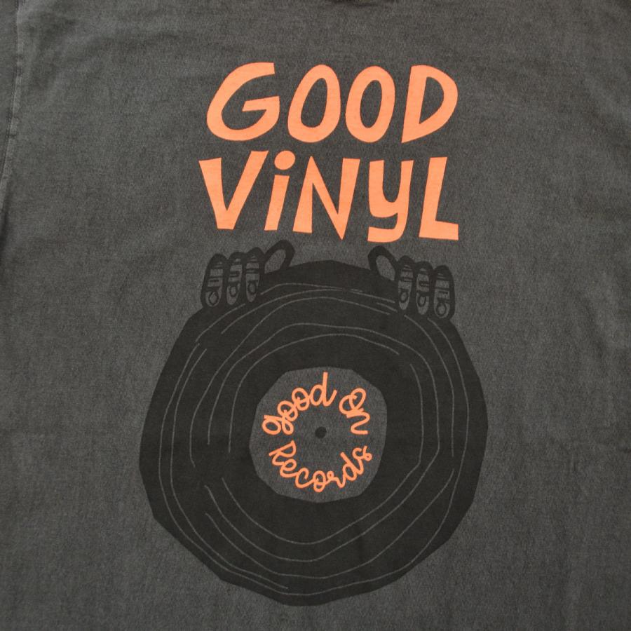 UK　XL　P-BLACK　P-ナチュラル　同梱 グッドオン GOOD ON（グッドオン） GOOD VINYL Tシャツ P-BLACK : メンズショップ