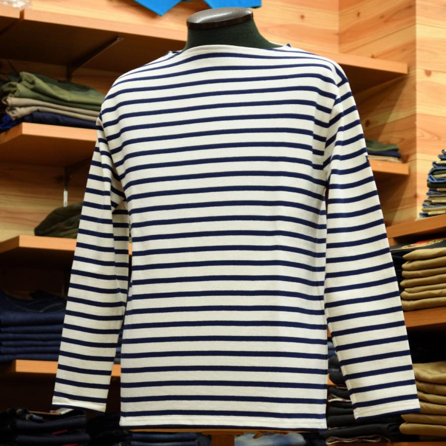 OUESSANT SAINT JAMES (セントジェームス) (ウエッソン) ECRU/MARINE