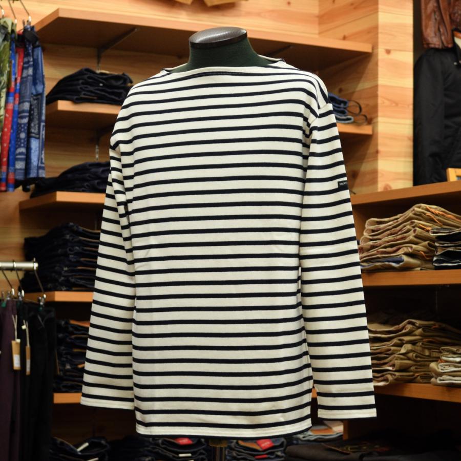 SAINT JAMES OUESSANT 生成り/ブラック SALE65%OFF］ SAINT JAMES OUESSANT NOIR×ECRU (ブラック×生成り