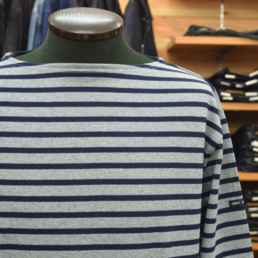 OUESSANT SAINT JAMES (セントジェームス) (ウエッソン) GRIS/NAVY (杢